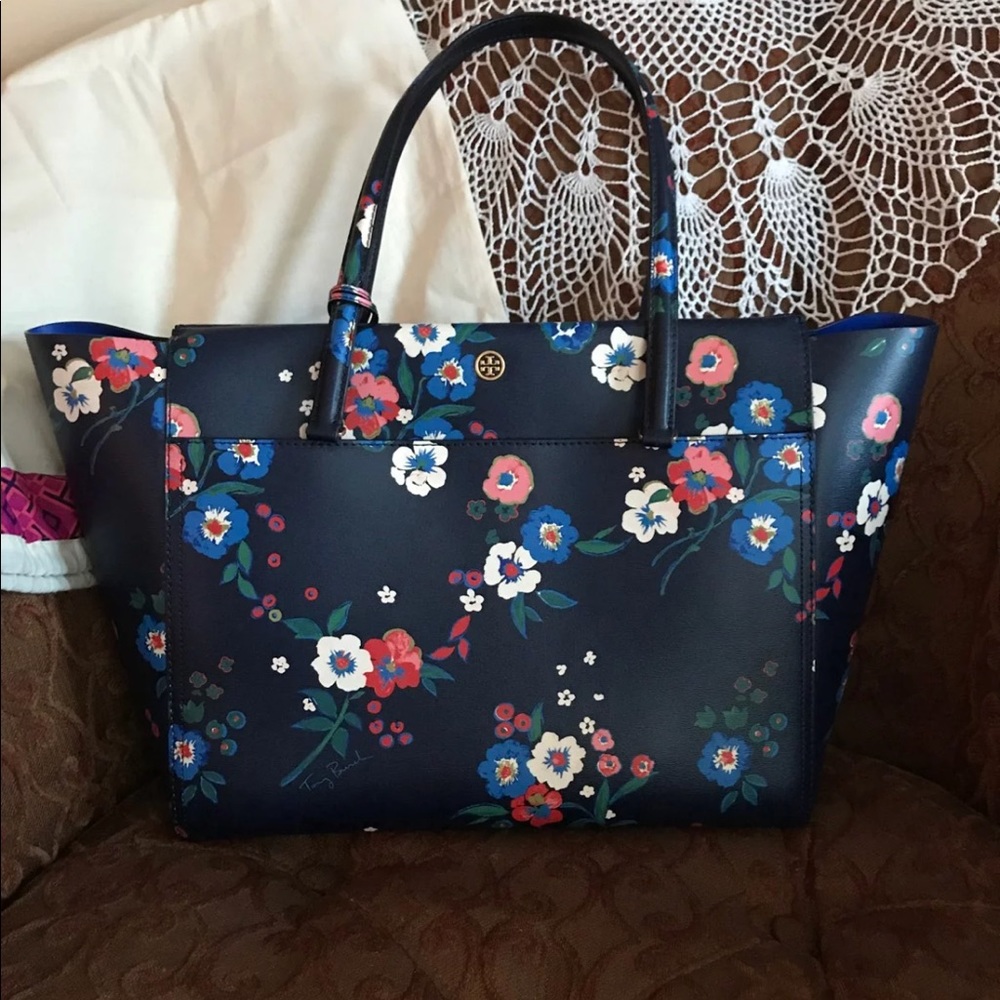 Tory Burch Parker Floral Large Tote